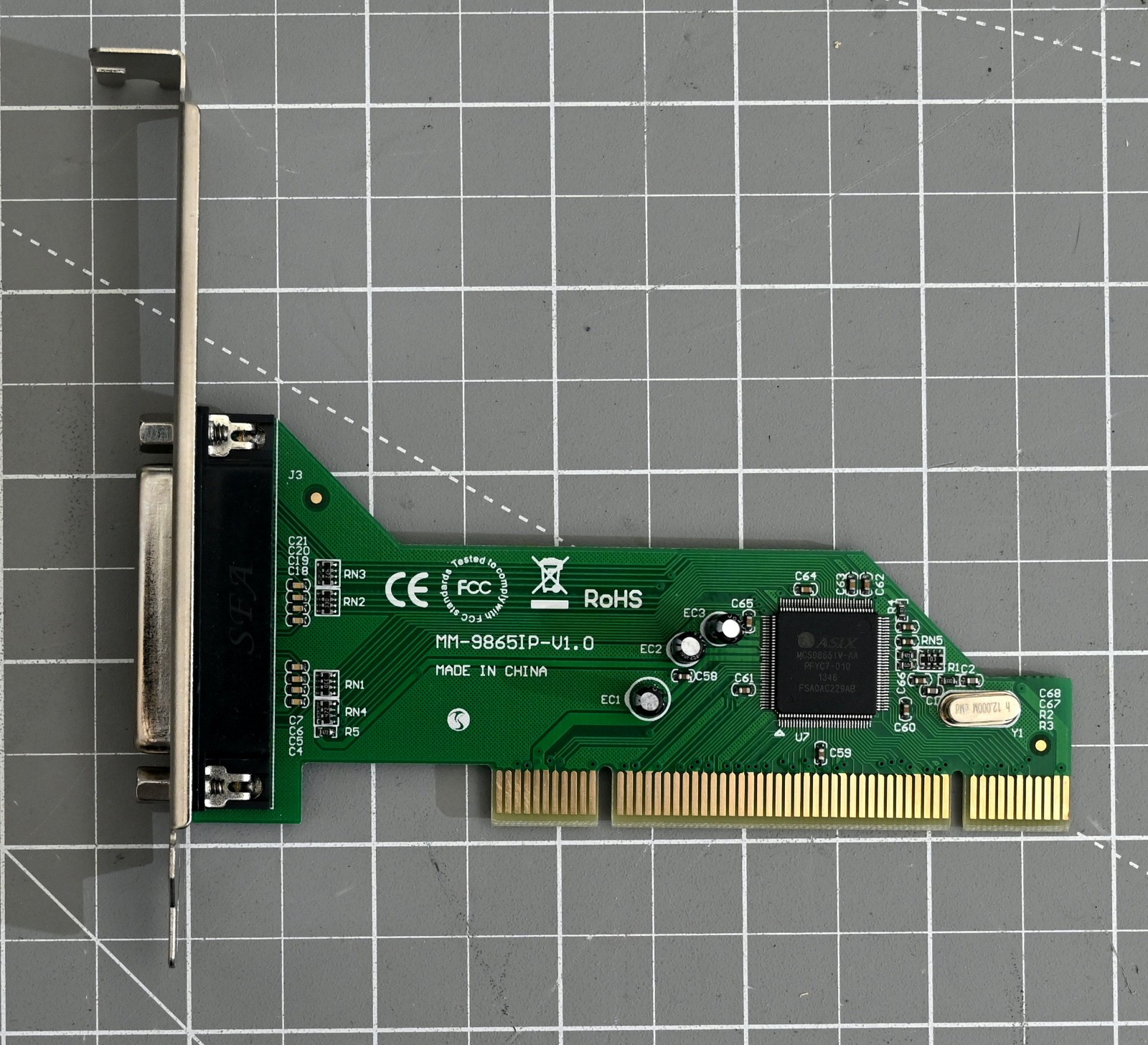 ⭐️⭐️⭐️⭐️⭐️ Desktop PCI Multi I/O Controller Card SY-PCI10001 DB25 Parallel Port