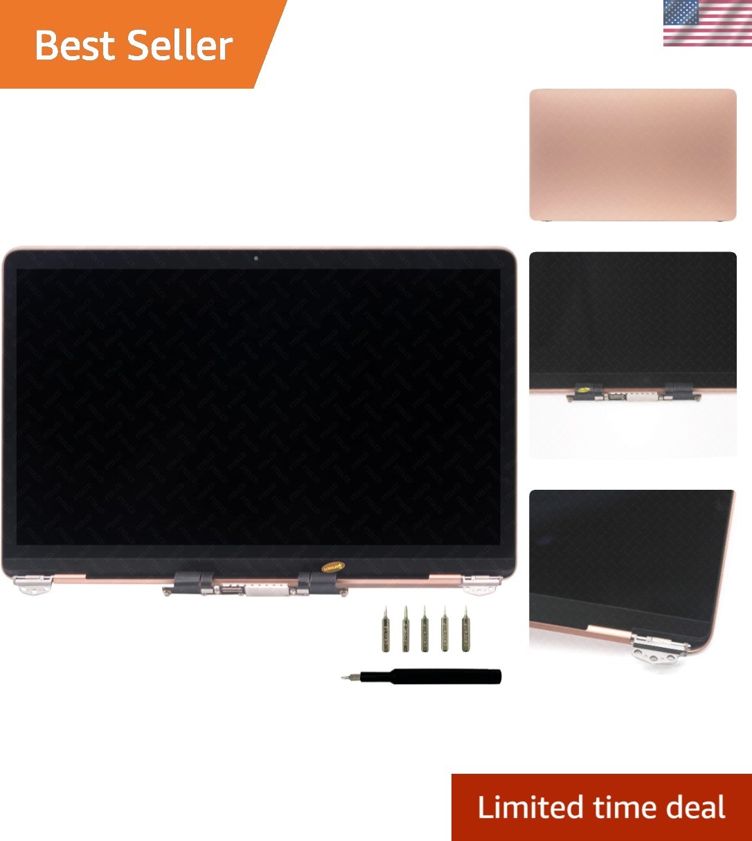 13.3 Inches Retina LCD Screen Replacement for MacBook Air A1932 – Space Gray