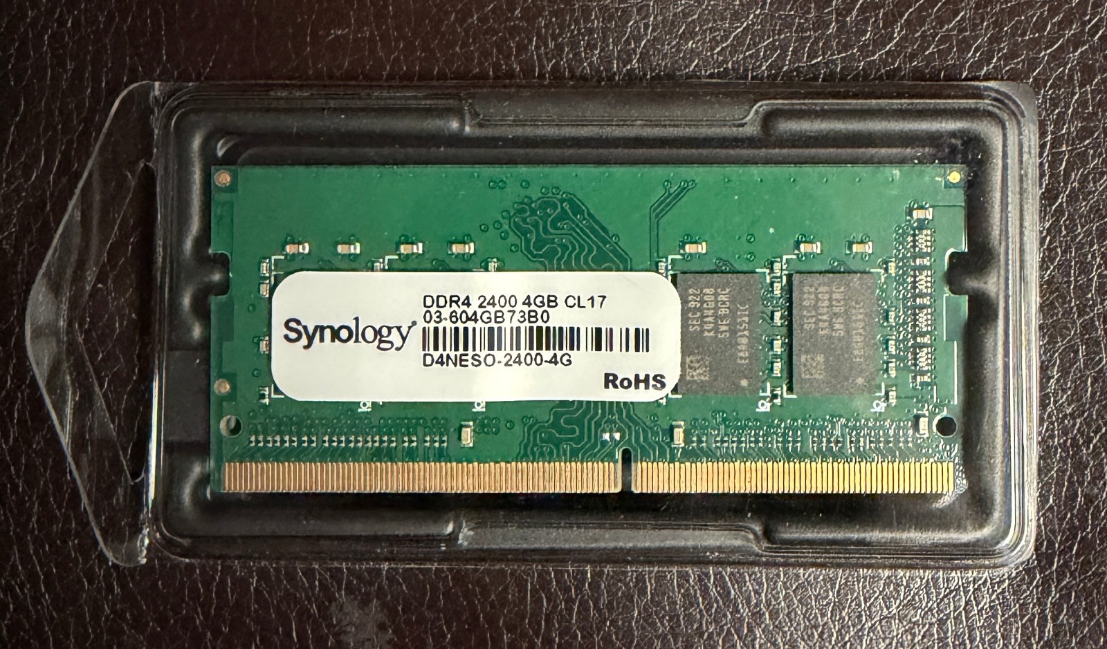 Synology D4NESO-2400-4G 4GB DDR4 2400 Memory