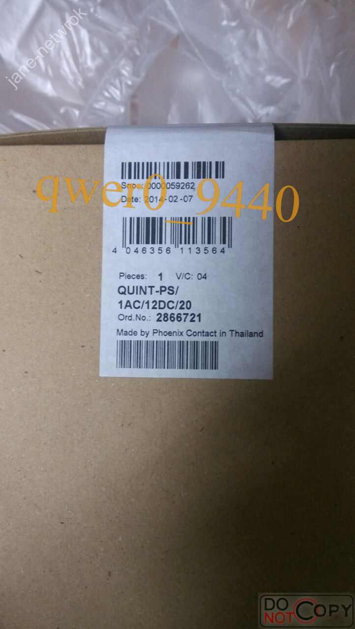 1pc for New QUINT-PS/1AC/12DC/20. (by Fedex or DHL)