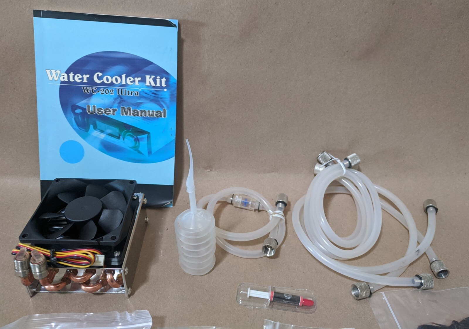 Evercool WC-202 Overclocking Water Cooler Accessories ONLY + CPU Fan