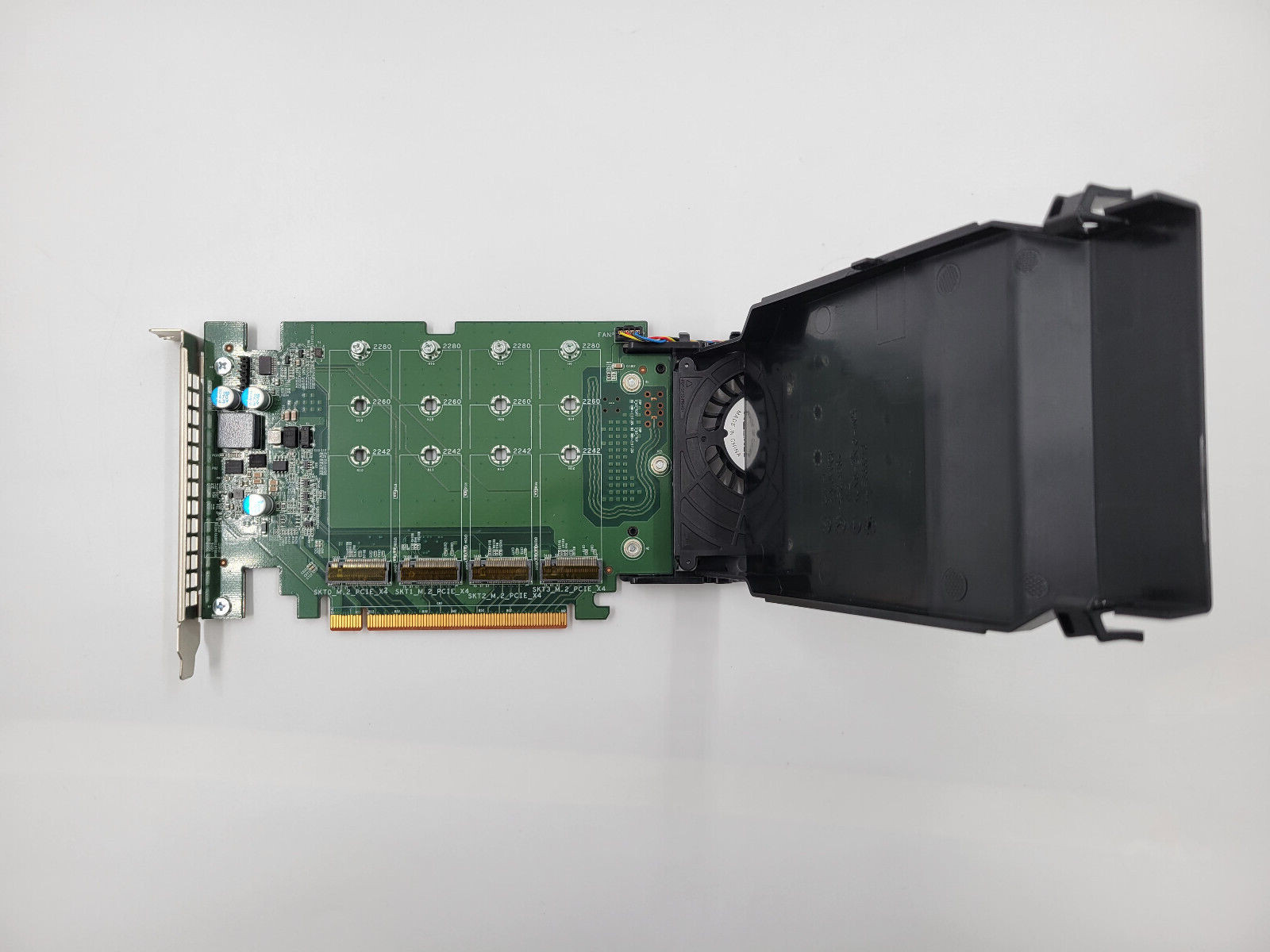 Dell DPWC400 Quad M.2 PCIe Solid State Drive Adapter Card P/N:080G5N 06N9RH