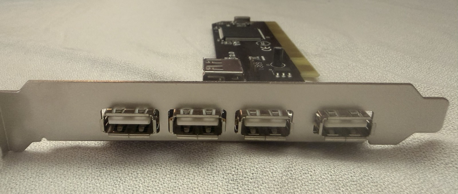 Syba SD-V2-5U 5-Port USB 2.0 PCI Card NEC Chipset Windows 98 SE XP Retro PC NOS