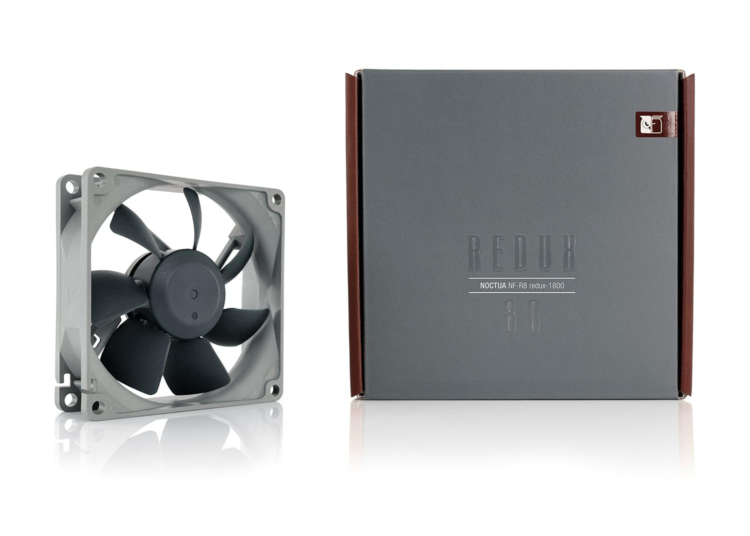 NF-R8 Redux-1800, High Performance Cooling Fan, 3-Pin, 1800 RPM (80Mm, Grey)