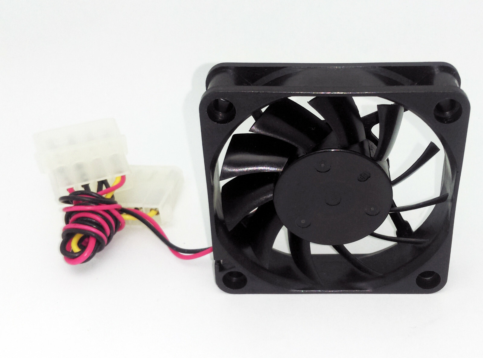2-PACK: NEW UL 60mm x 15mm 4pin Molex 12V Desktop PC System Case/CPU Cooling Fan
