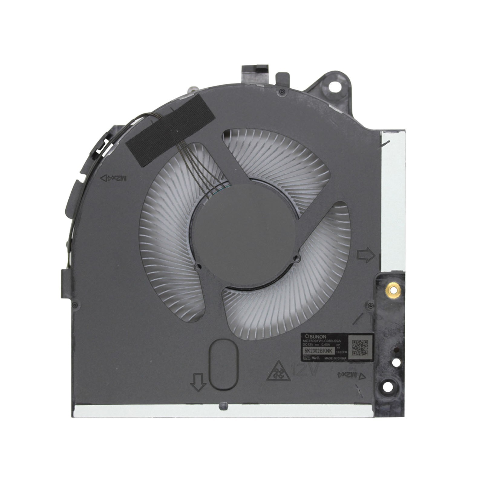 OEM CPU + GPU 12V Fans For DELL Alienware M17 R5 AMD MG75091V1-C080-S9A C090-S9A