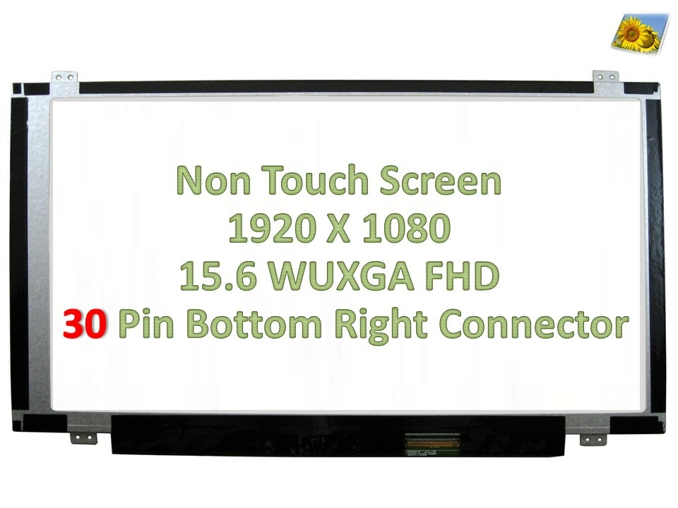 15.6″ WUXGA FHD Led Lcd Screen For Dell Precision M4800 Laptops YHDGT 30 Pin