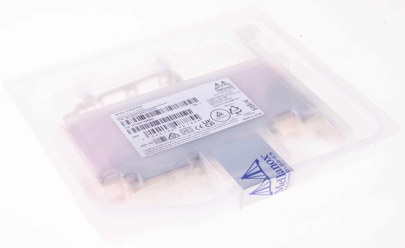 Nvidia Mellanox MCX623102AC-ADAT Crypto Enabled ConnectX-6 Dx 25GbE SFP Adapter