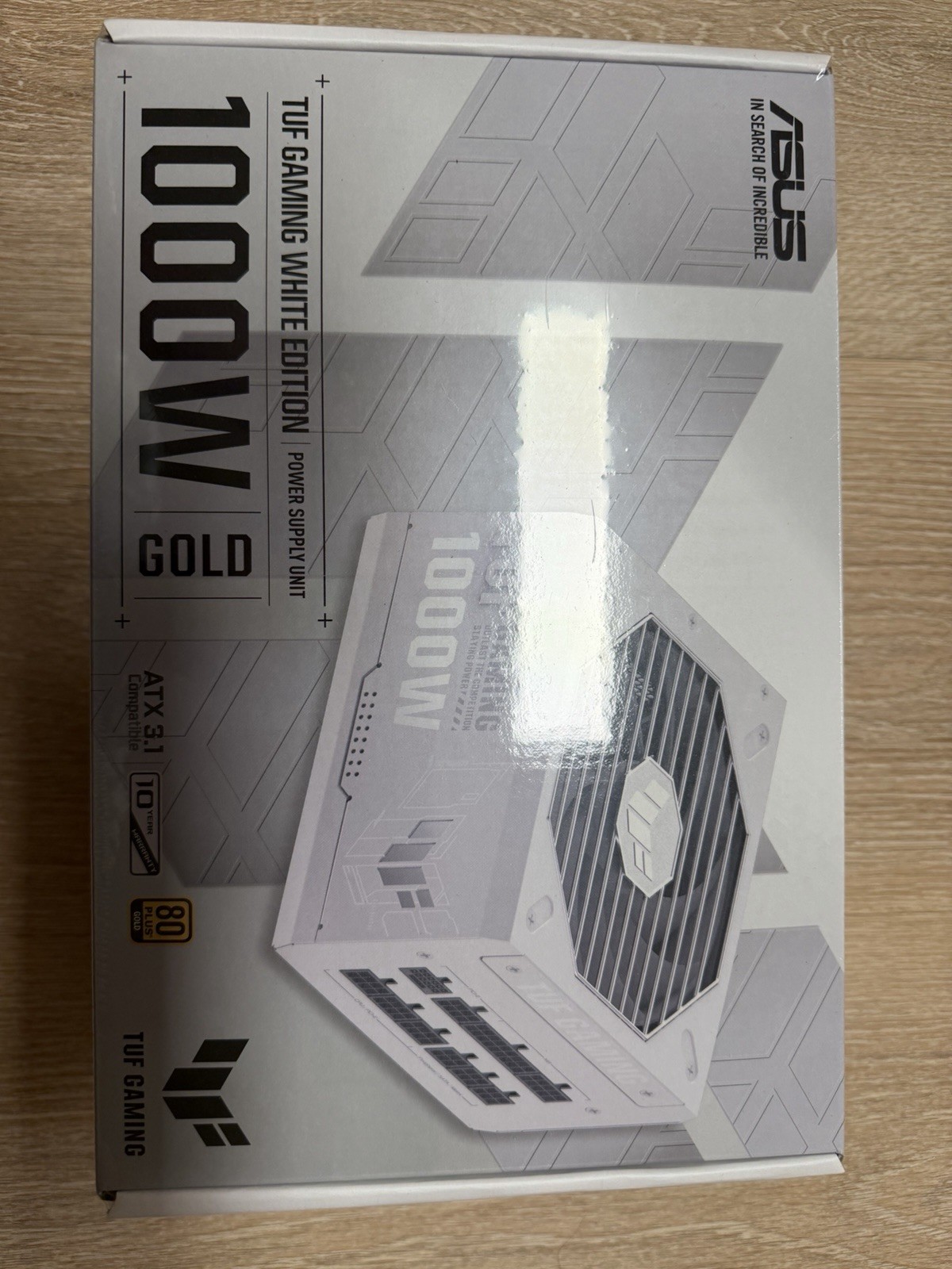 ASUS TUF Gaming 1000W 80+ Gold White Edition (1000 Watt, Fully Modular Power