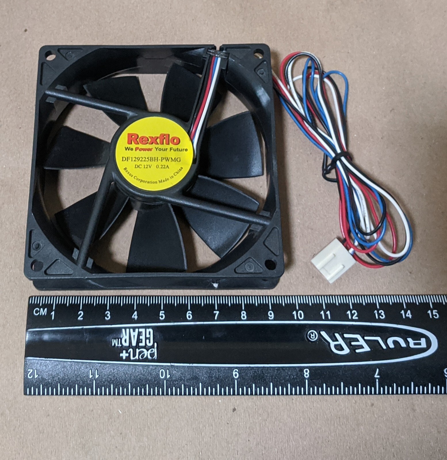 3-Pack Quiet Dual Ball Bearing 92mm x 25mm 3/4-Pin 12V 0.22A PC Case Cooling Fan