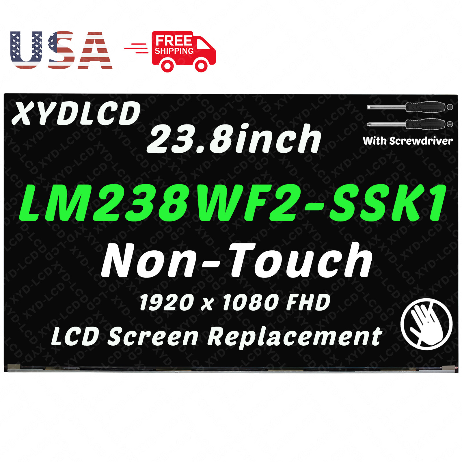 23.8″ 01AG967 for Lenovo IdeaCentre AIO 520-24ARR All-in-One F0DN LCD Screen IPS