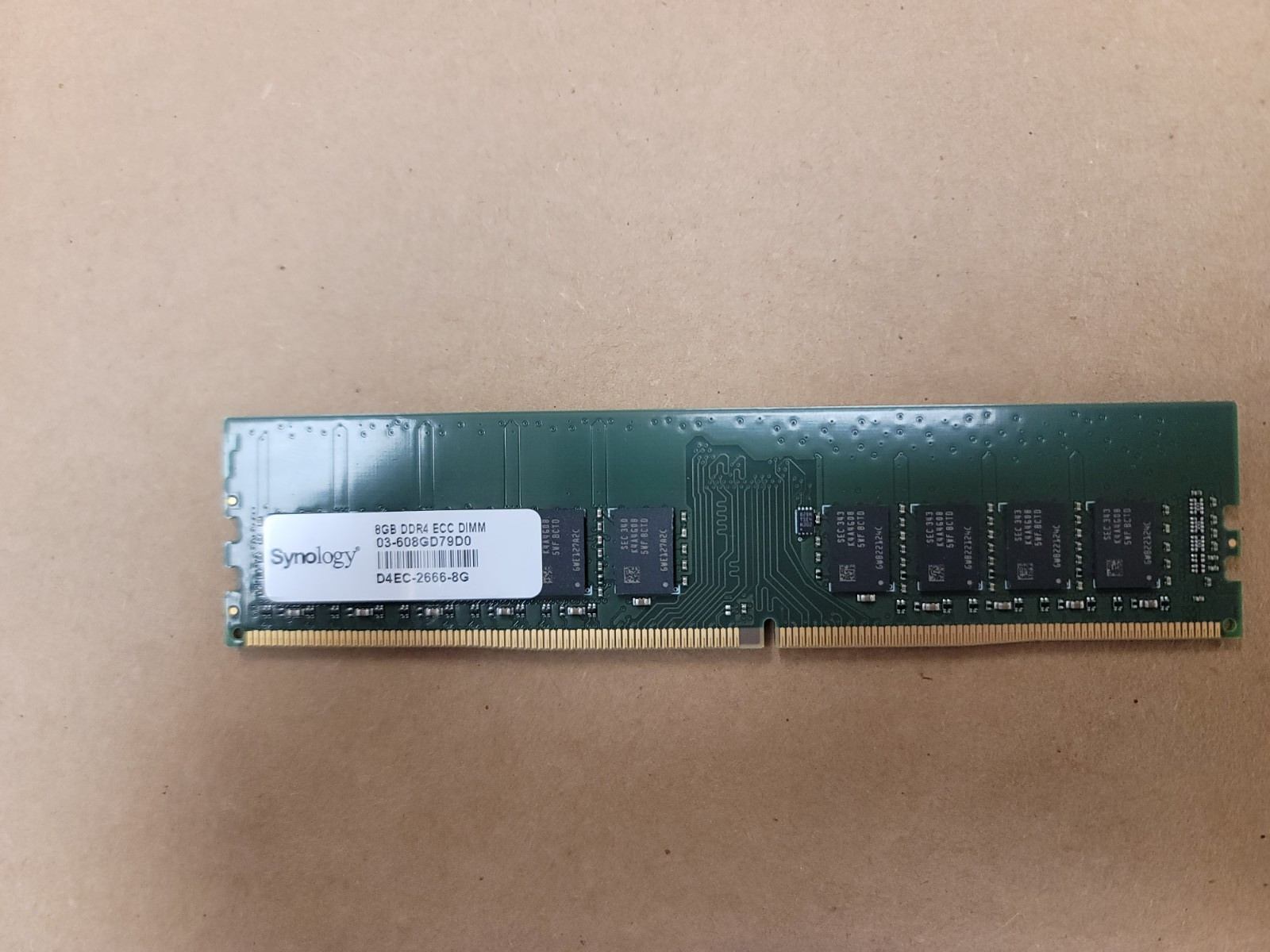 Synology RAM DDR4-2666 ECC UDIMM 8GB (D4EC-2666-8G) for Synology NAS servers