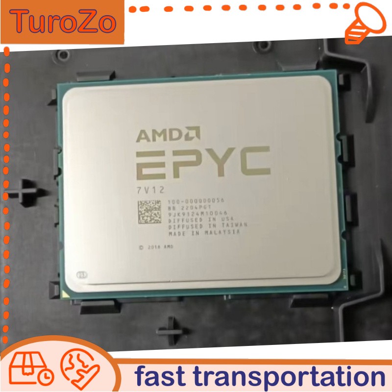 64c/128t AMD EPYC 7V12 2.45GHz SP3 240W Server CPU (compared to 7742) Open box