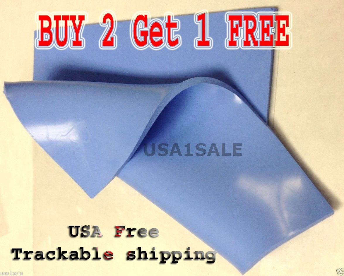 100x100x2mm GPU PS3 PS2 XBOX 360 Heatsink Compound Thermal Conductive Pad Blue √