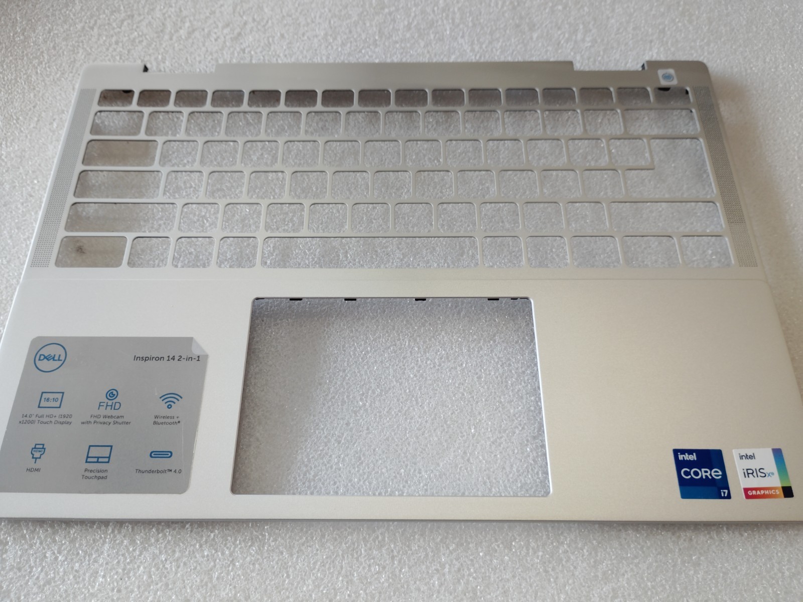 New For Dell Inspiron 14 7430 2-in-1 Palmrest Backlit Keyboard MF0F1 0MF0F1 US