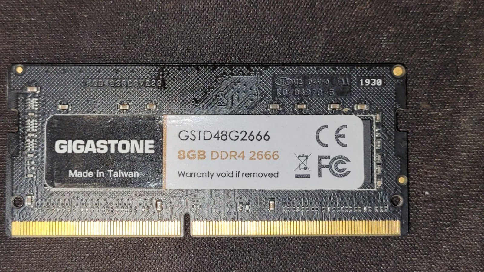 GIGASTONE 8GB DDR4-2666 CL19 PC4-21300 Laptop Memory Module GSTD48G2666
