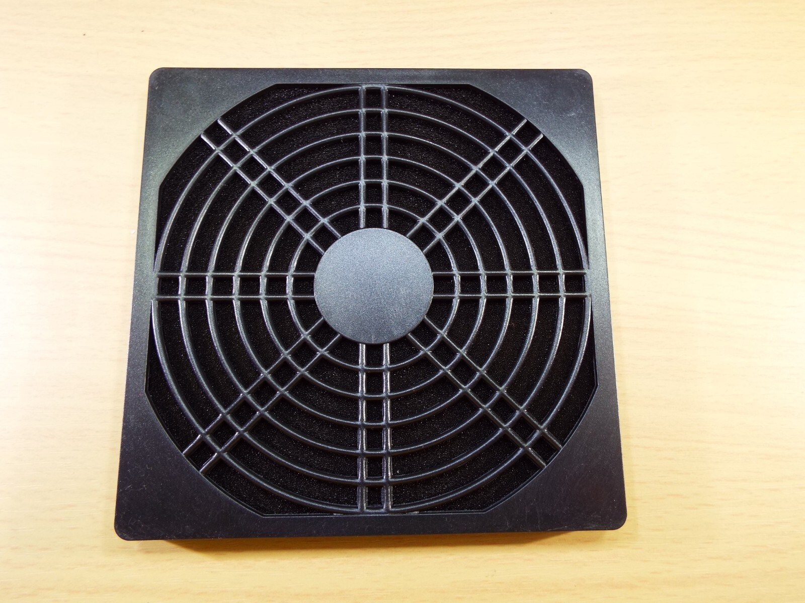 QTY4 120 x 120 x 38 mm GRILL PLASTIC DUST FILTER BLACK BOX FAN SCREEN COVER