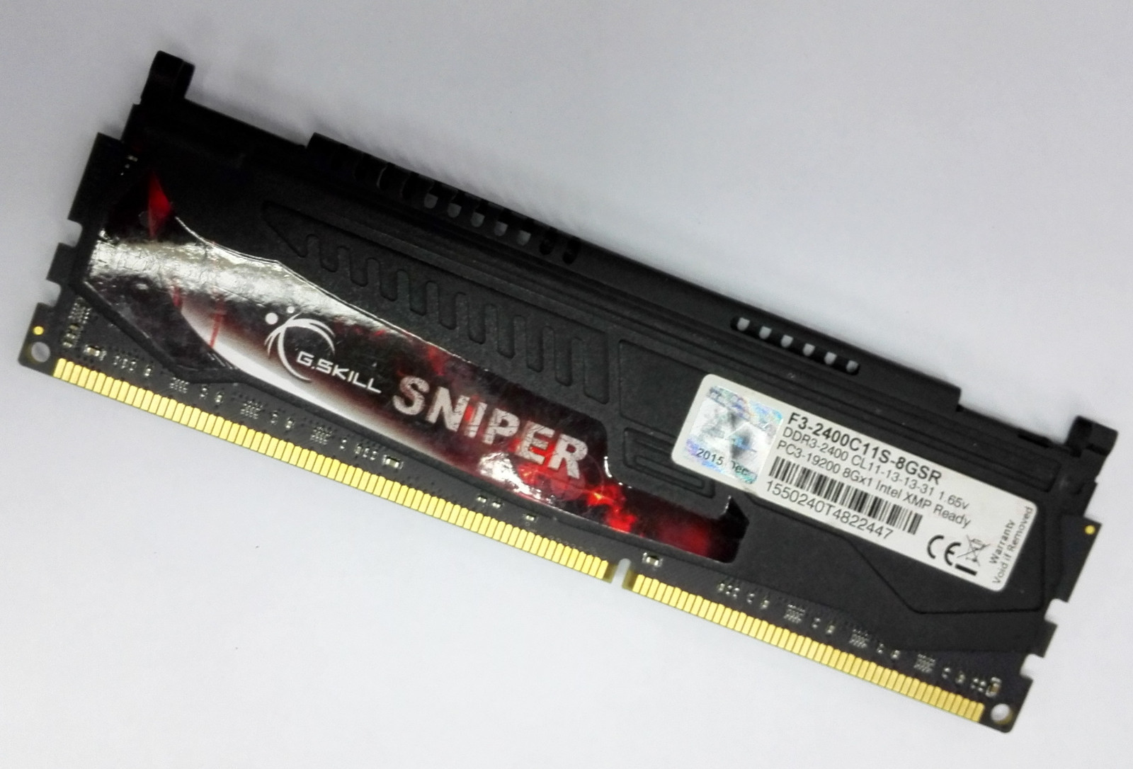G.SKILL 8GB DDR3 2400 SNIPER F3-2400C11S-8GSR PC3-19200 240pin Desktop DIMM RAM