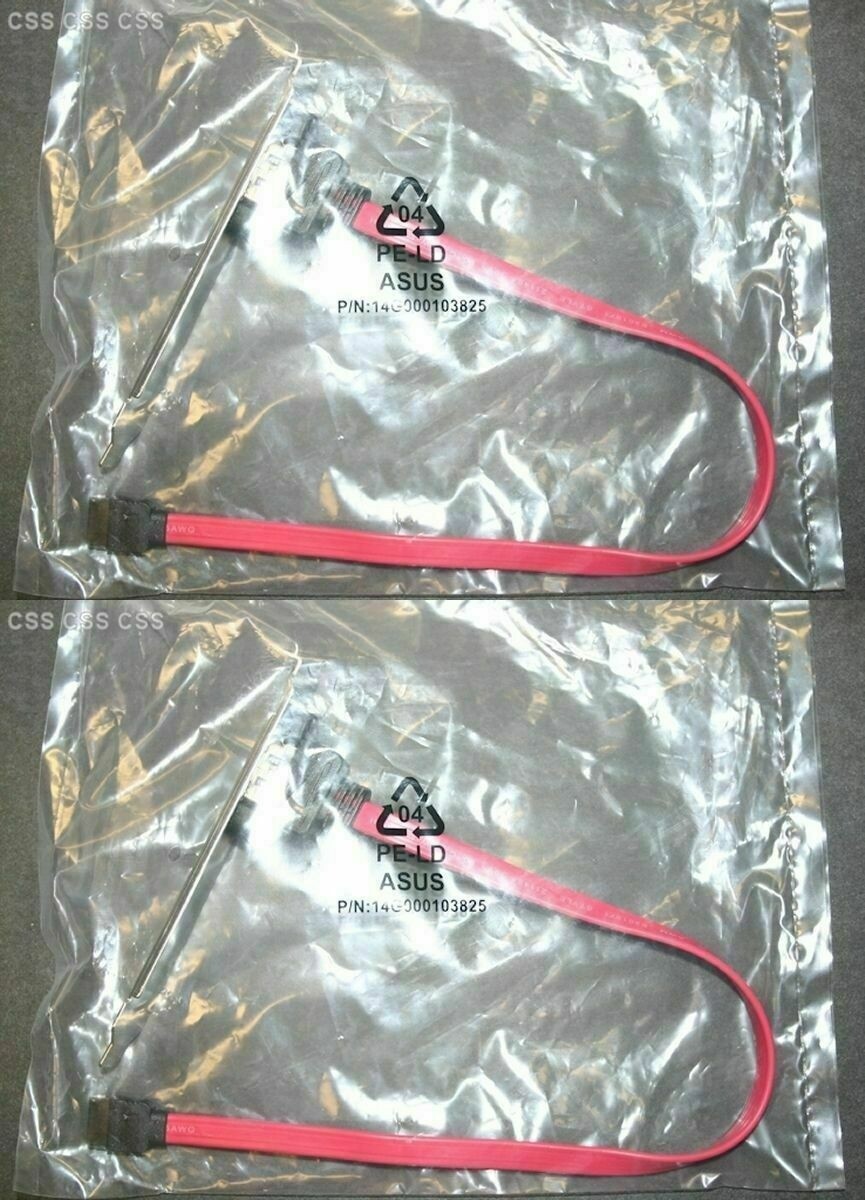 ASUS ESATA to Serial ATA External Cable Bracket Port Adapter 14G000103825 Qty. 2