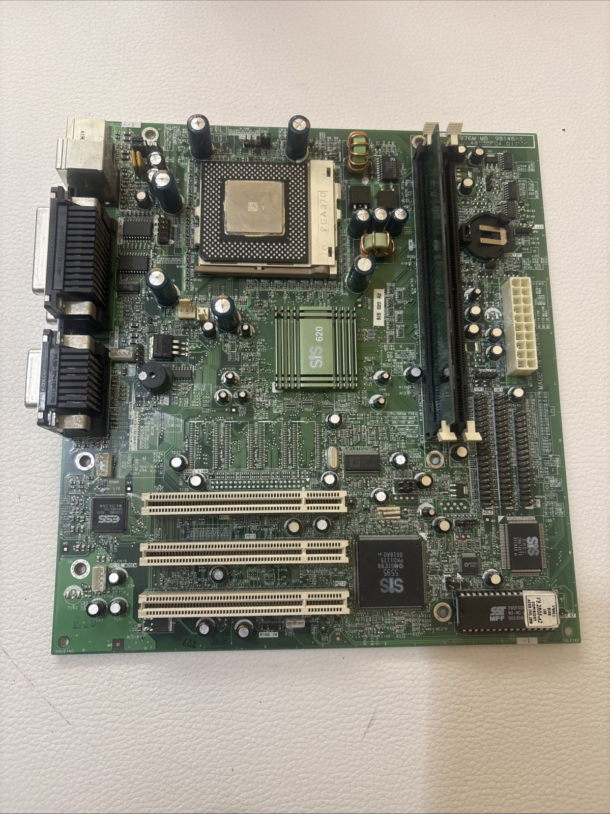SIS 620 V76M + 32 MB RAM + CPU INTEL CELERON 500Mhz ACER Power S Series Tested