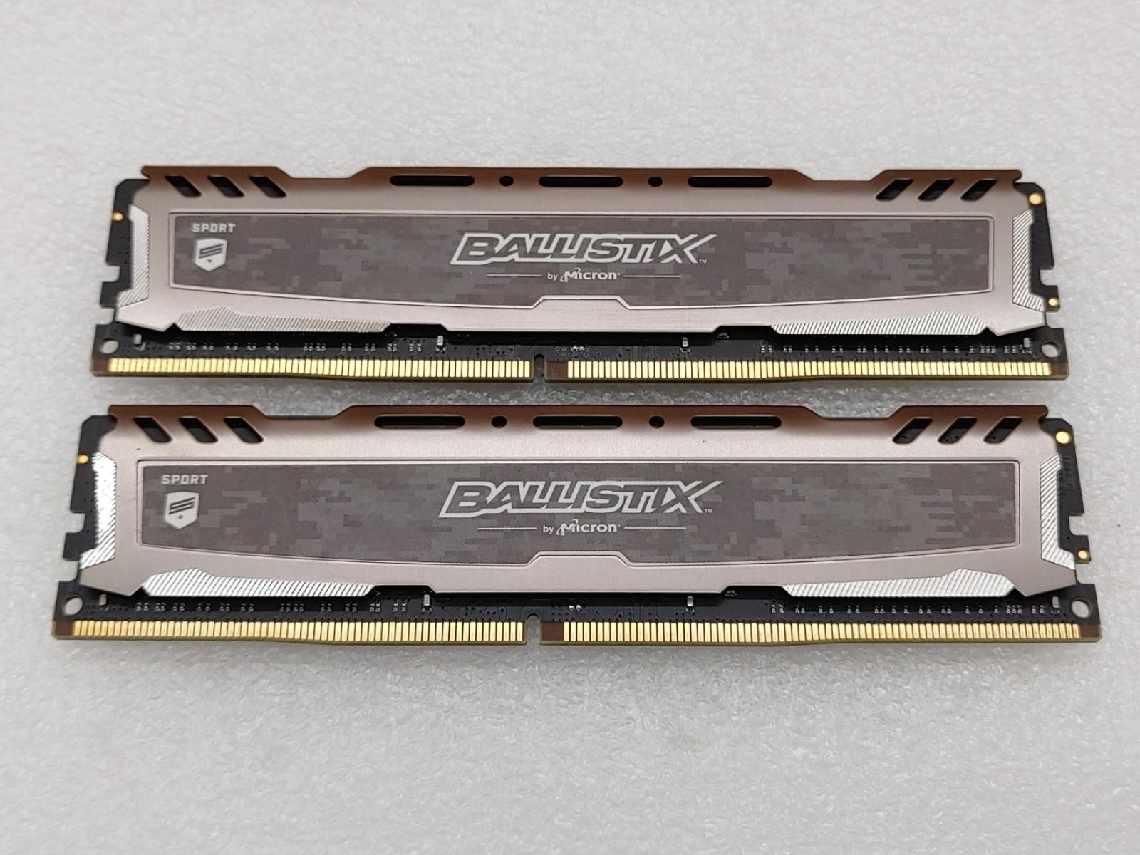 Micron Ballistix Sport 16GB (2x8GB) PC4-19200 DDR4-2400 RAM BLS8G4D240FSB.16FBD