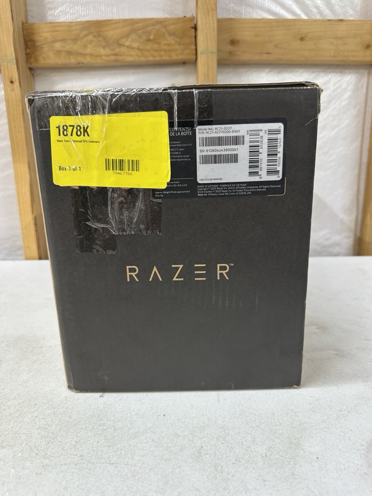 Razer Core X V2 External Desktop Graphics Enclosure for Thunderbolt™ Laptops