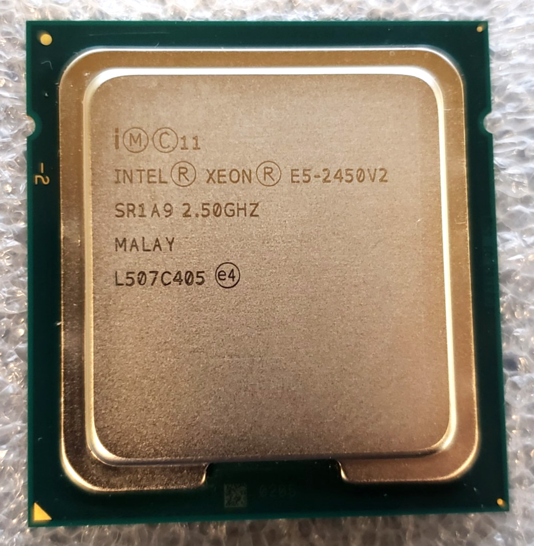 Intel Xeon E5 2450 V2 SR1A9 LGA1356 CPU Processor 2.5GHz 8Core 16Threads 20M