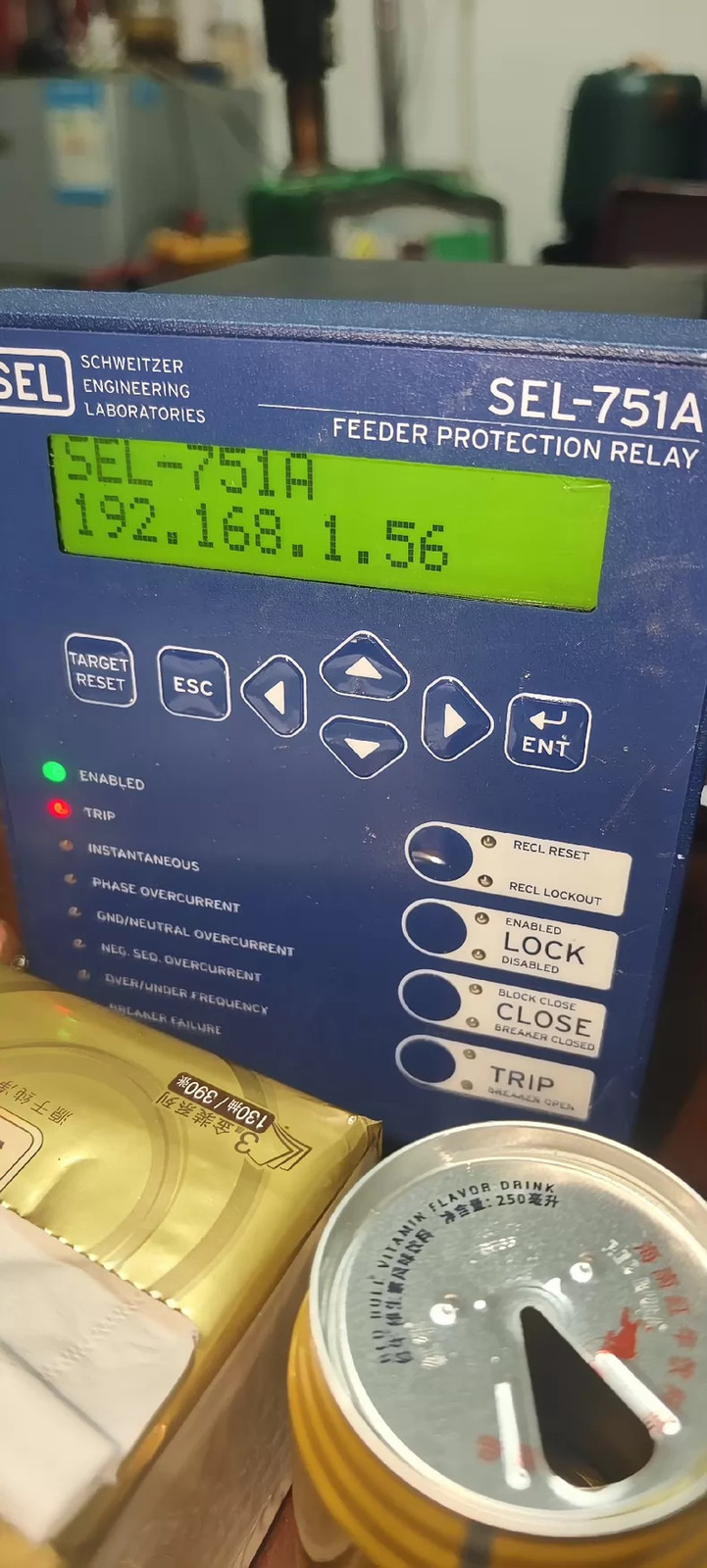 Used SEL-751A Feeder Protection Relay Schweitzer Engineering Laboratories