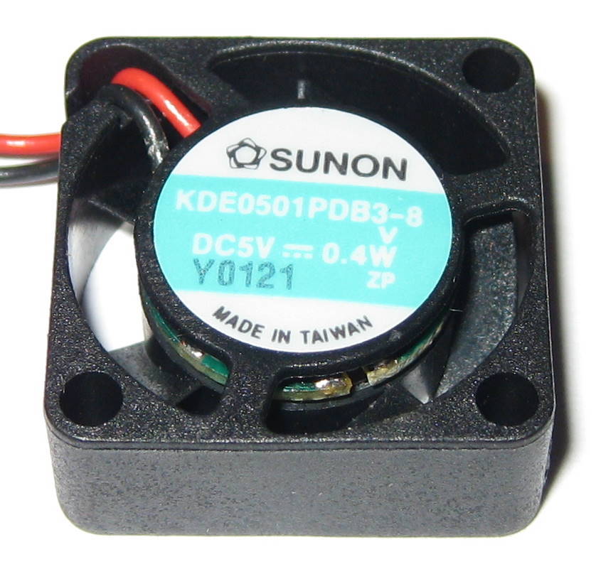 Sunon 20 mm Fan – 5 V DC Fan – KDE0501 – 1.2 CFM – 9000 RPM – 8 mm Thick