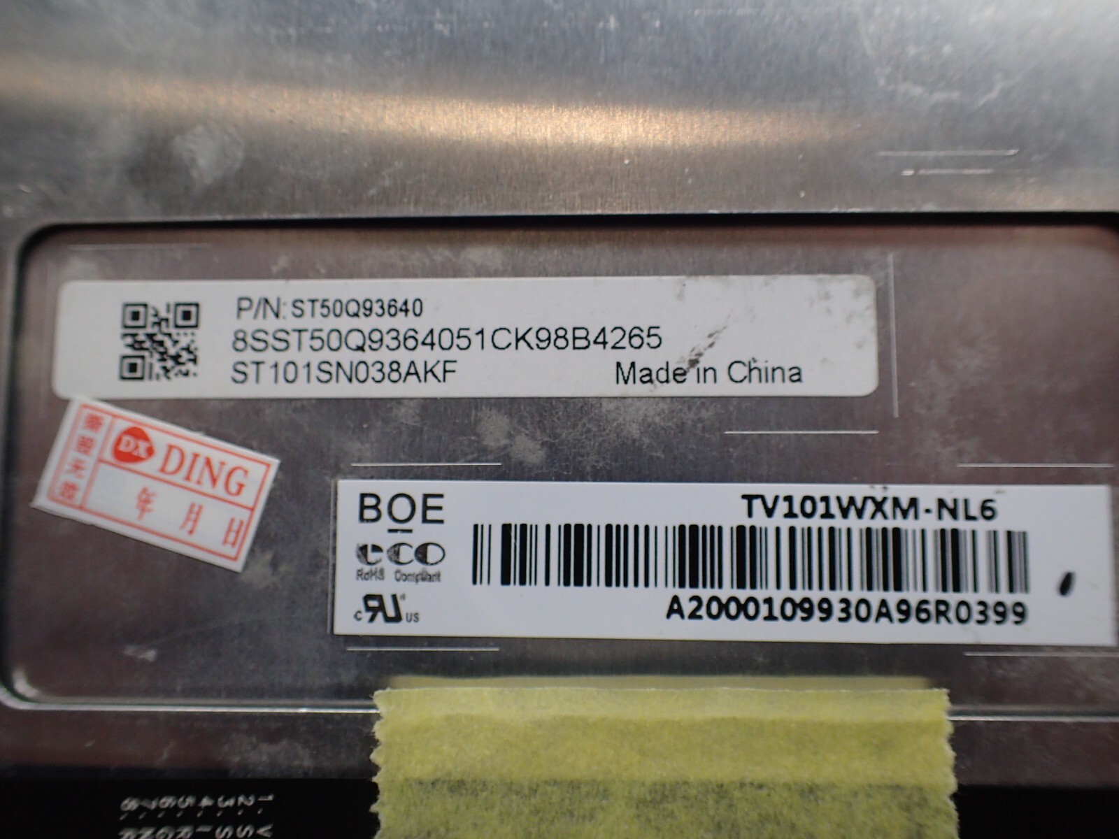 Lcd Touch Screen w/ Bezel For Lenovo IdeaPad D330 5D10R54672