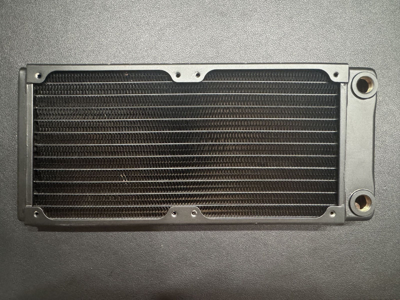 XSPC TX240 Ultra Thin Radiator 240mm Dual Fan Black PC Water Cooling