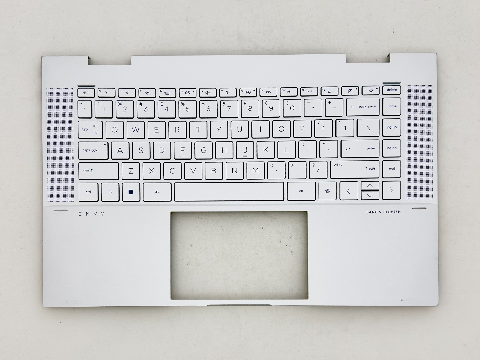 New HP Envy 15-ES 15M-ES Palmrest Top Cover Backlit Keyboard Silver M45474-001