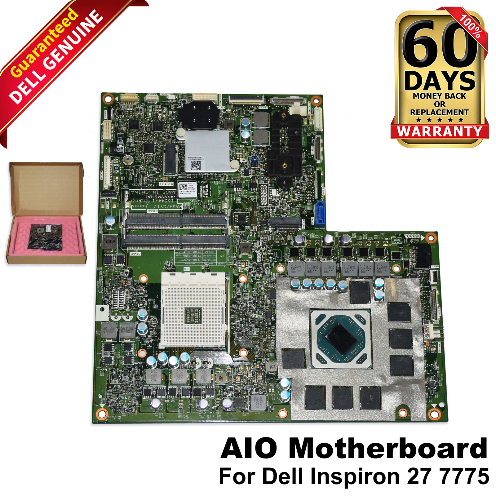 Dell Inspiron 27 7775 AIO Motherboard Socket AM4 DDR4 RX580 8GB GPU KFKMF