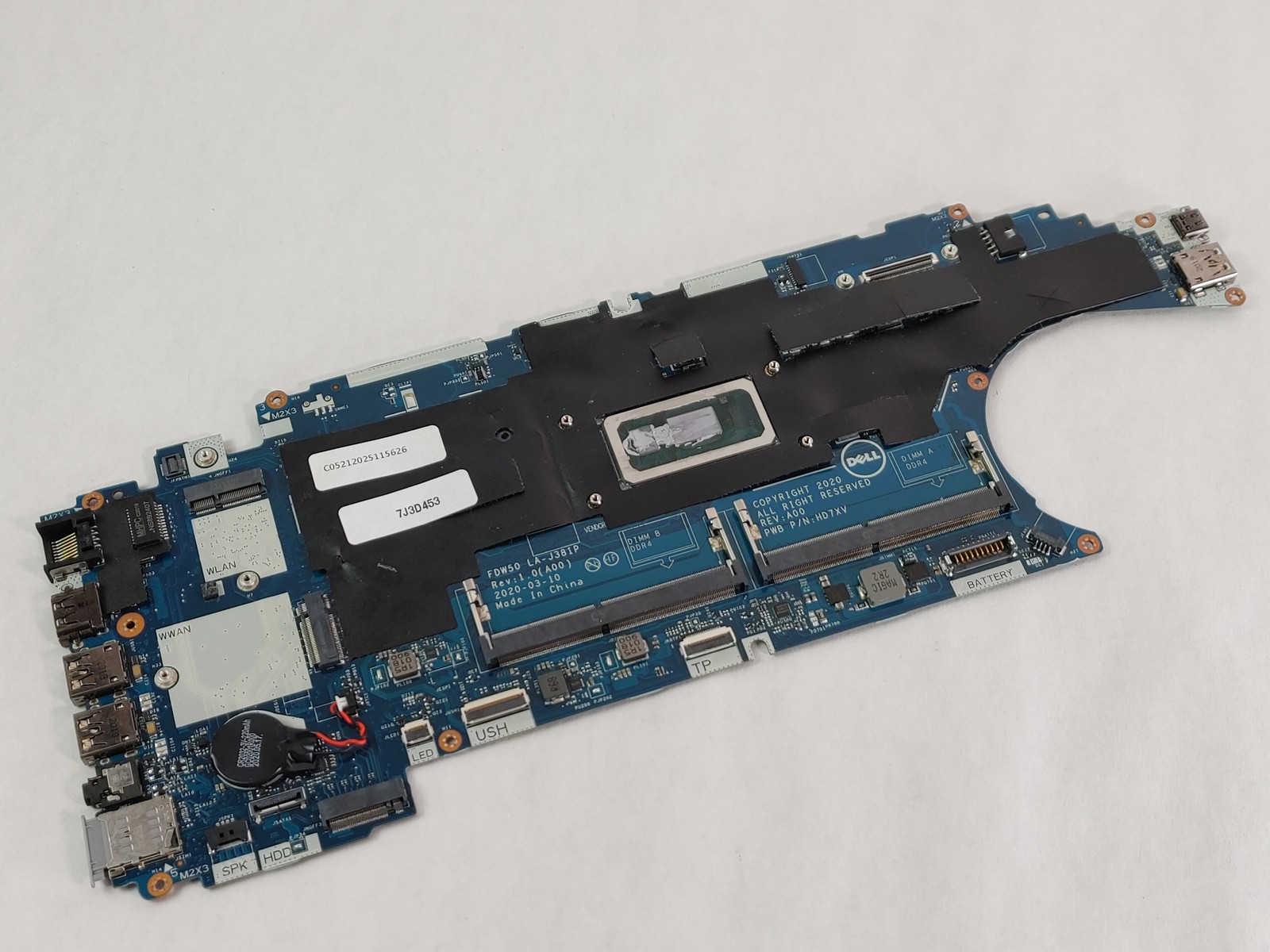 Dell Latitude 5510 Intel Core i5-10210U 1.6 GHz DDR4 Motherboard HT7GC