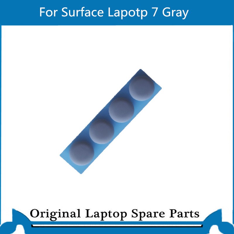 4pcs New For Surface Laptop 7 2023 Rubber feet Bottom Case Feet Gray Sliver