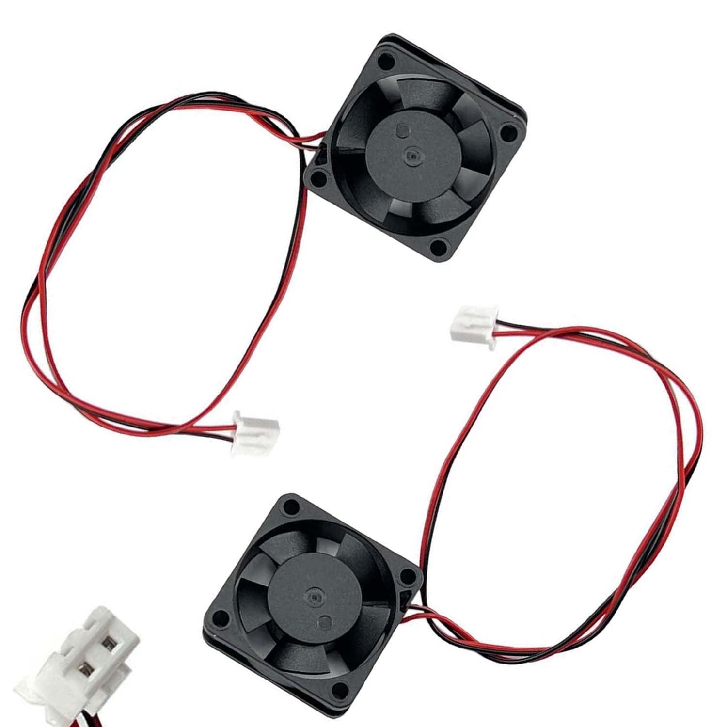 2pcs 30x30x10mm Brushless DC Cooling Fans for 3D Printers & Computers – 5V, 2-Pi