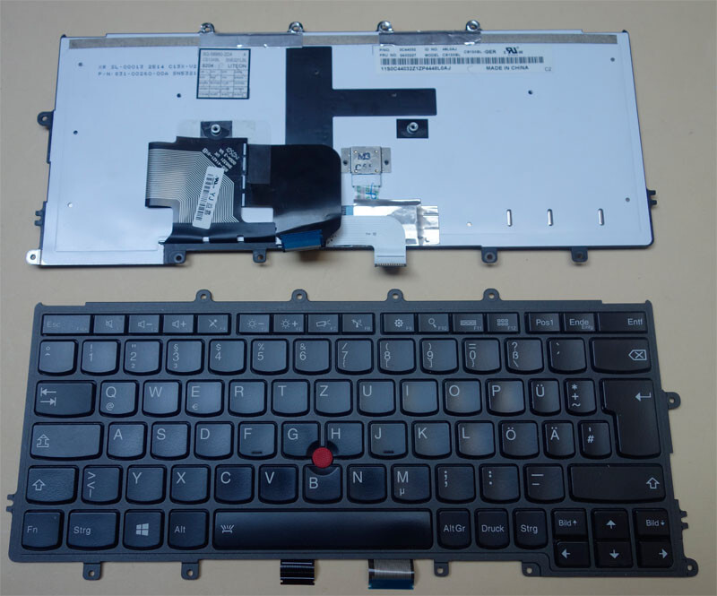 Original keyboard Lenovo ThinkPad X230s X240 X250 X260 backlight keyboard DE