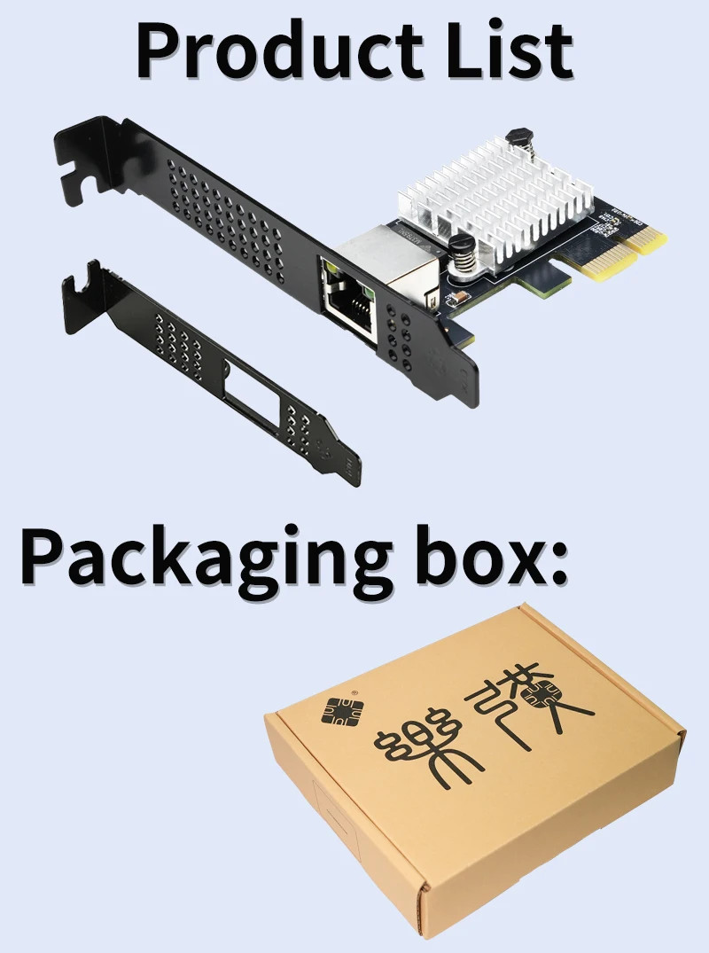 10G Ethernet Network Card PCIe 4.0 Single Port RJ45 Realtek RTL8127 NIC
