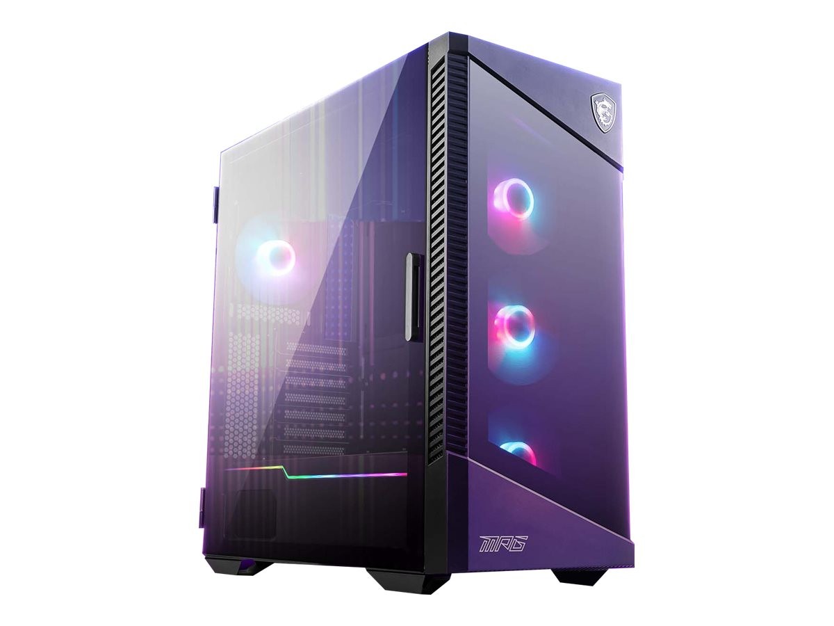 MSI MPG Velox 100R Midi Tower PC Black ATX Gaming 3x 120mm 306-7G18R21-809