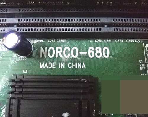 1pc used North China NORCO-680 industrial computer motherboard