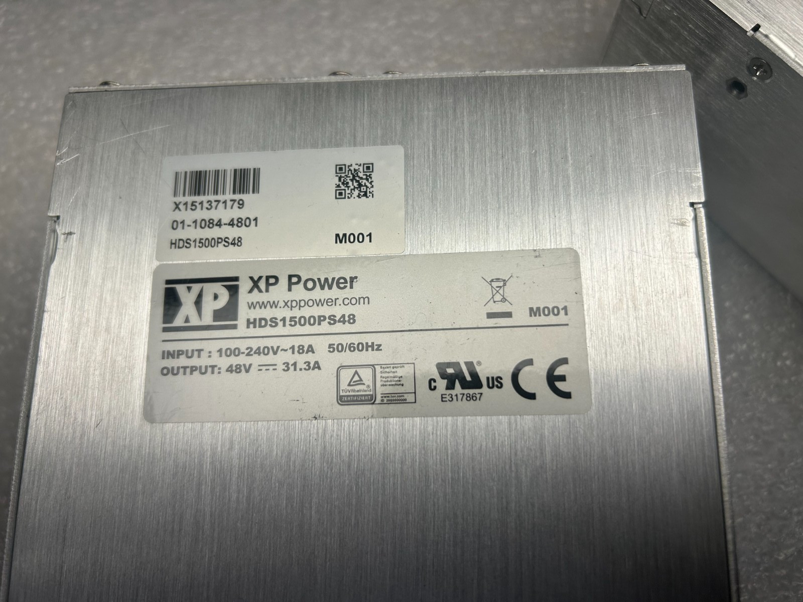 XP Power HDS1500PS48 Power Supply 48V 31.3A