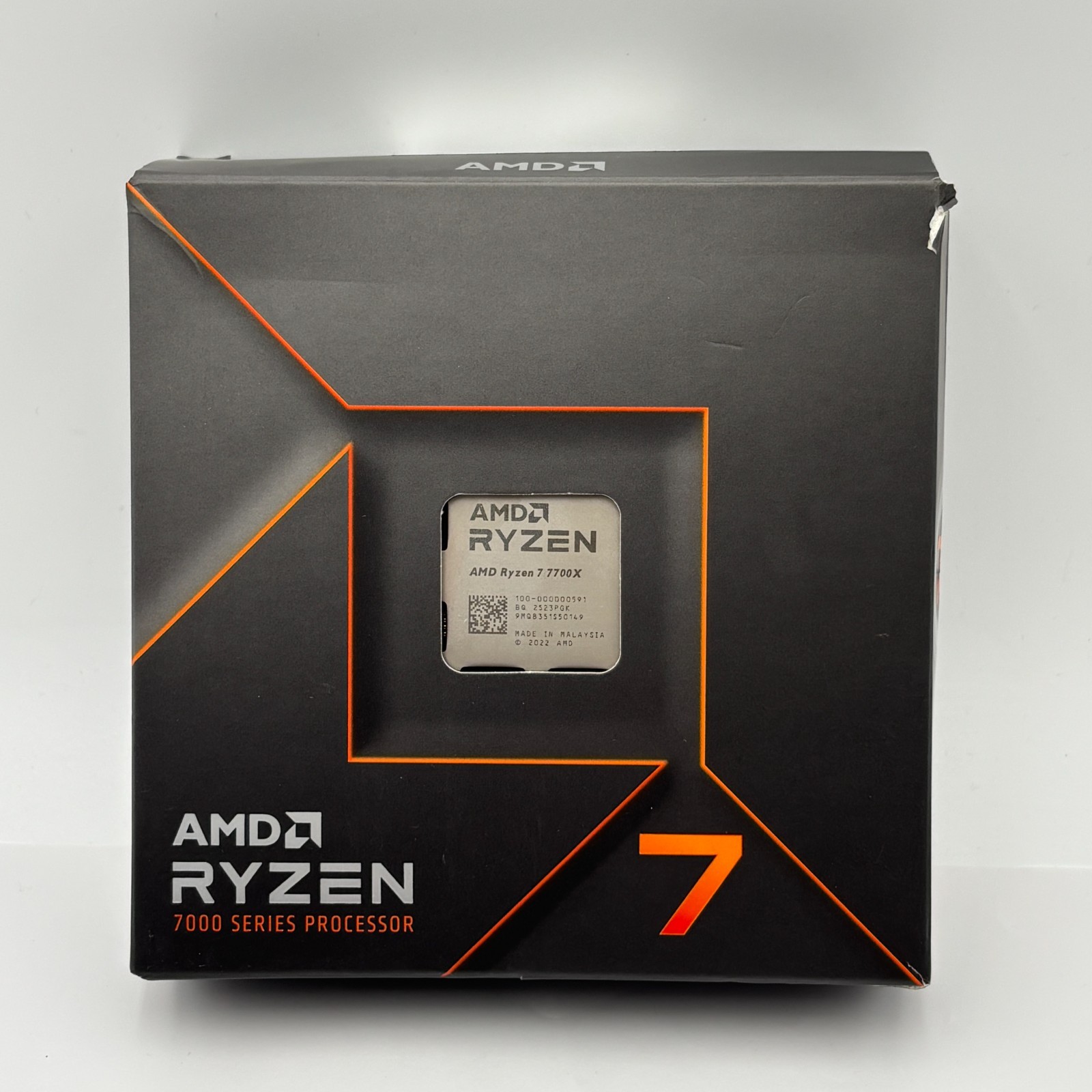 AMD Ryzen 7 7700x Processor Base Clock 4.5 GHz Up to 5.4ghz- Gray- New Open Box