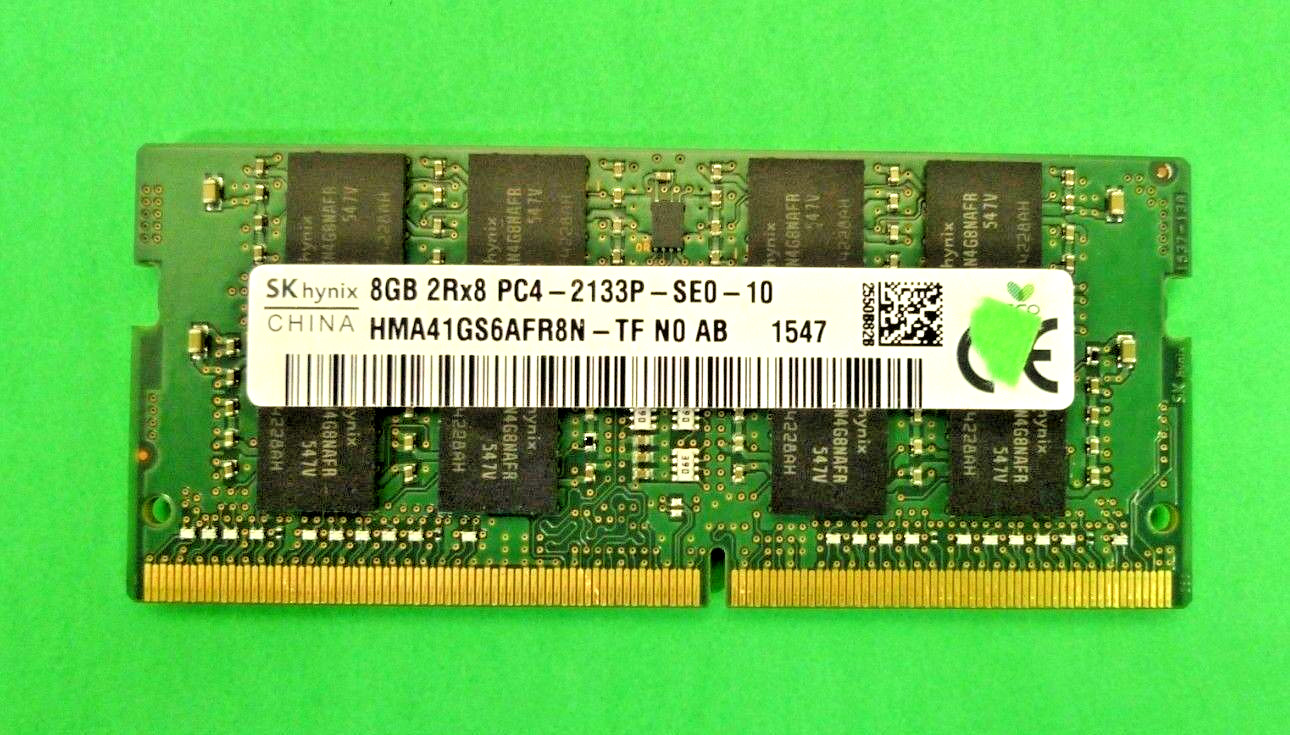 Genuine SK Hynix 8GB 2Rx8 PC4-2133P-SE0-10 Laptop Memory Ram HMA41GS6AFR8N-TF
