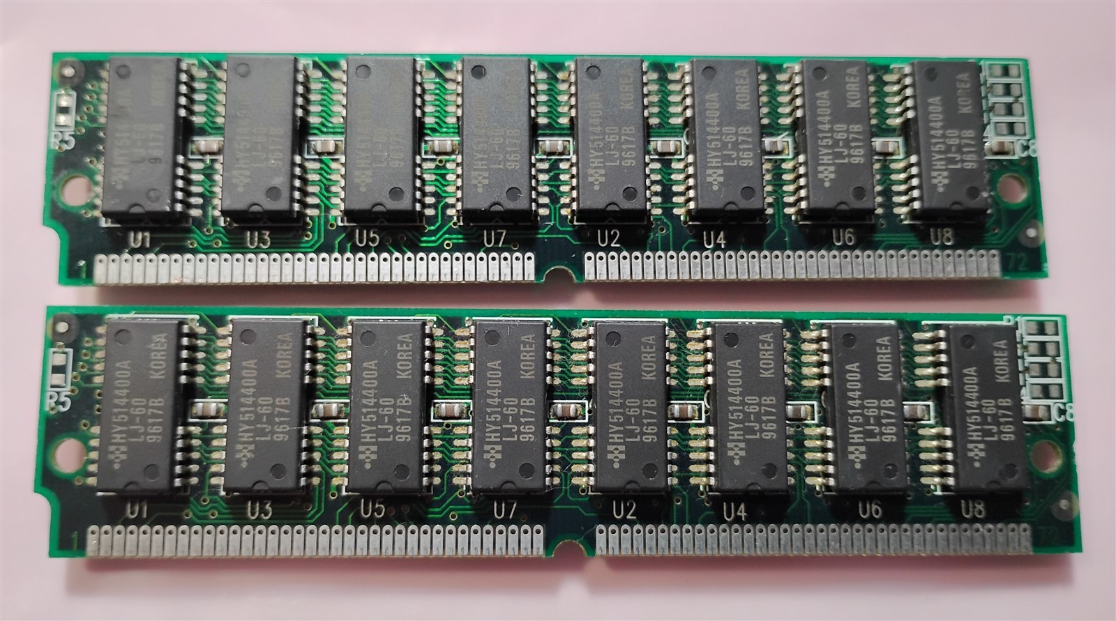 16MB 2x8MB 72-pin Simm FPM 60ns HYUNDAI 2Mx32 Non-Parity Ram Memory Kit 5.0 V