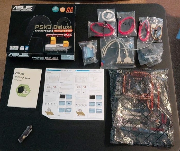NEW Open Box ASUS P5K3 Deluxe Motherboard LGA 775 Intel P35 WiFi-AP DDR3