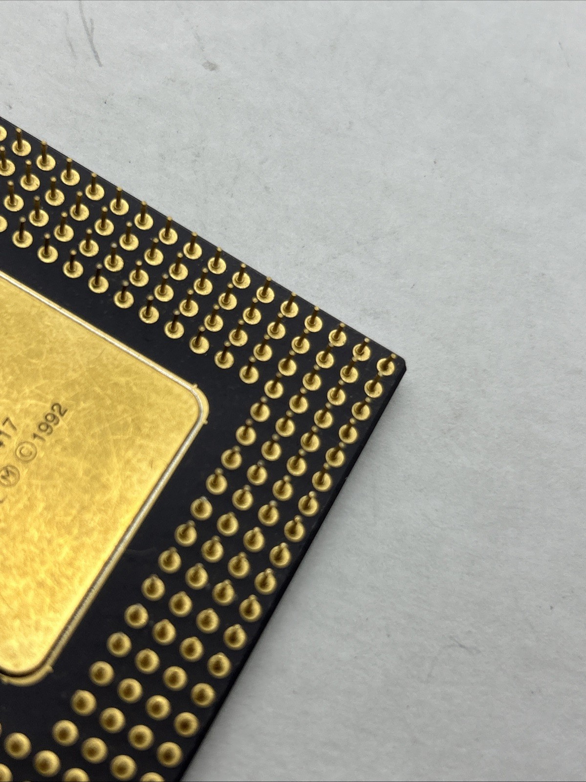 RARE Intel Pentium 66Mhz CPU P60 A80501-66 SX837 Rare Gold Top Processor 1992