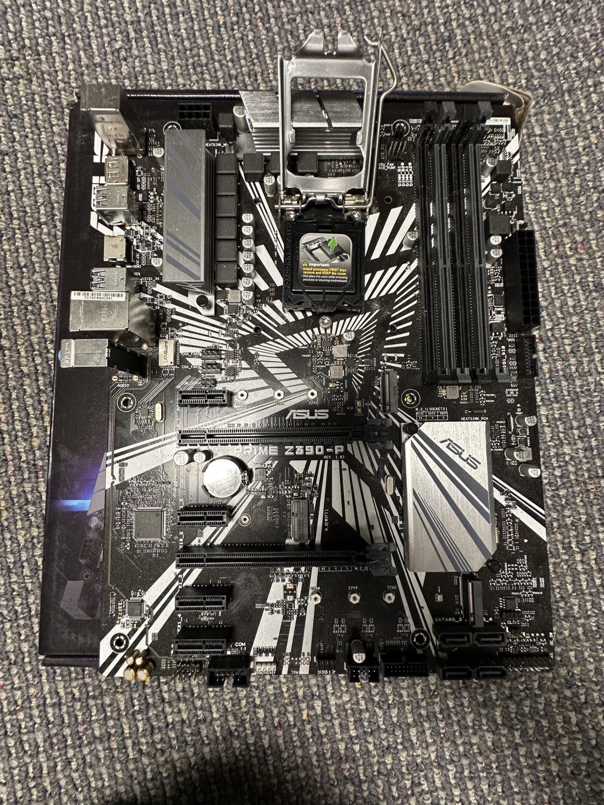Intel Z390 ASUS PRIME Z390-P LGA1151 ATX Dual M.2 ddr4 4266MHz HDMI USB3.1 Gen2