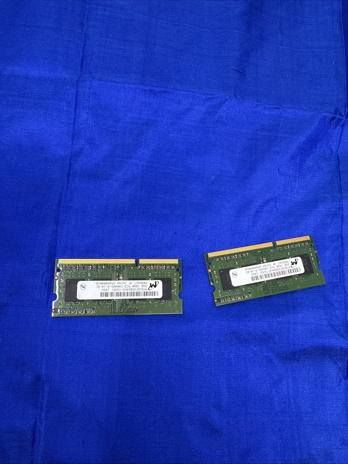 Micron 4GB (2 X2GB) PC3-10600S DDR3 1333MHz So-Dimm Memory MT8JSF25664HZ-1G4D1