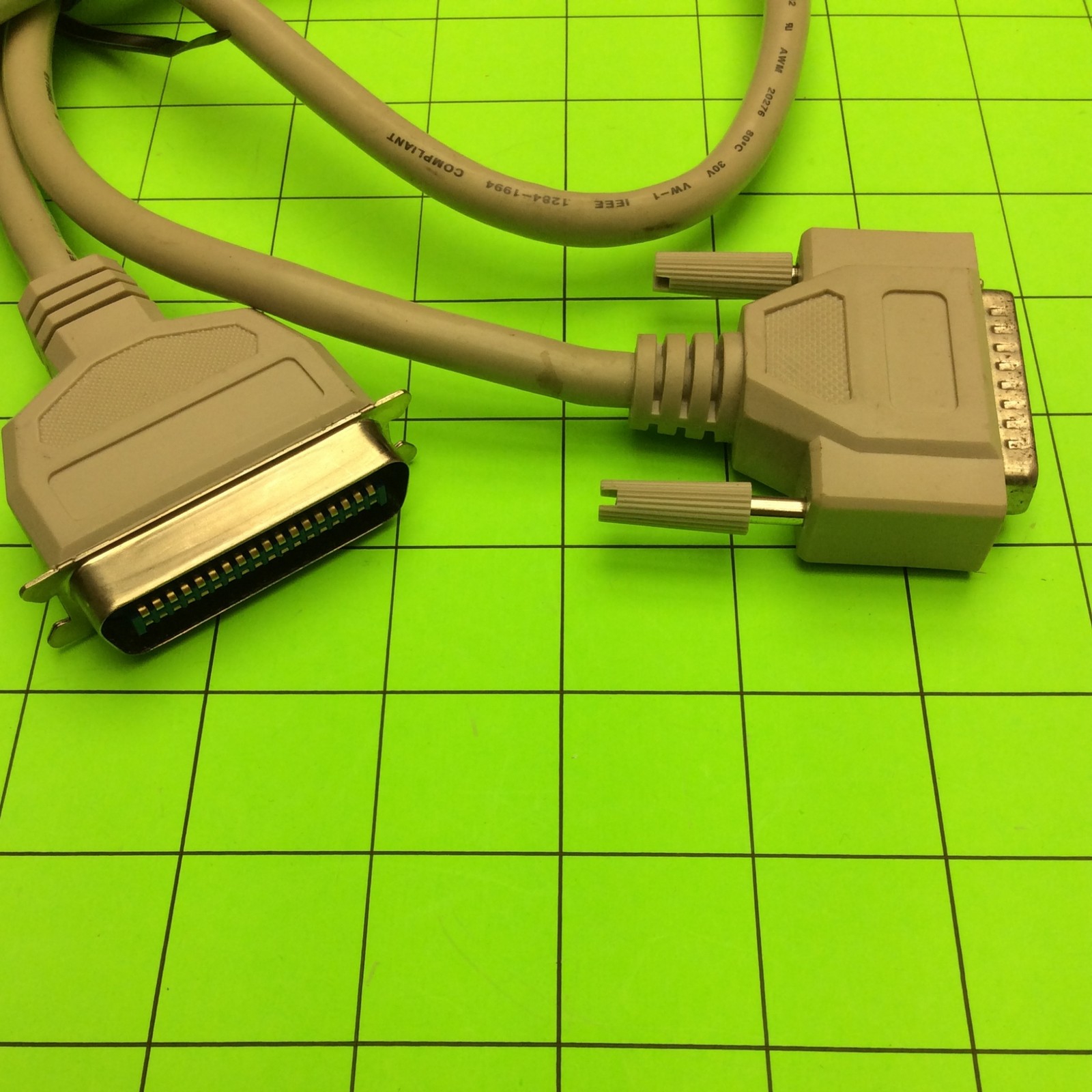 Desktop Computer 10FT Parallel Printer Cable Cord