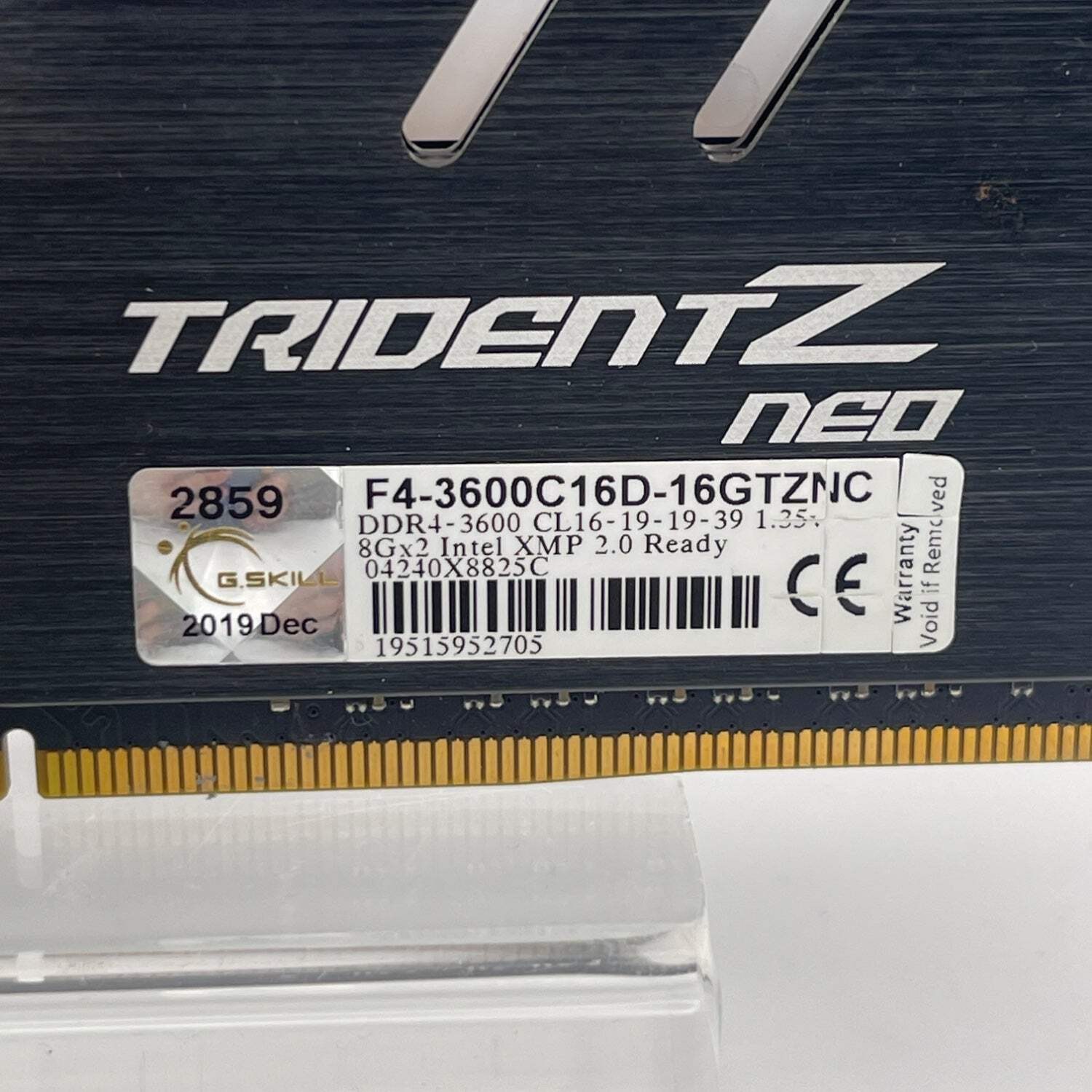 G.Skill Trident Z Neo 8GB (1x8GB) RAM DDR4 3600MHz
